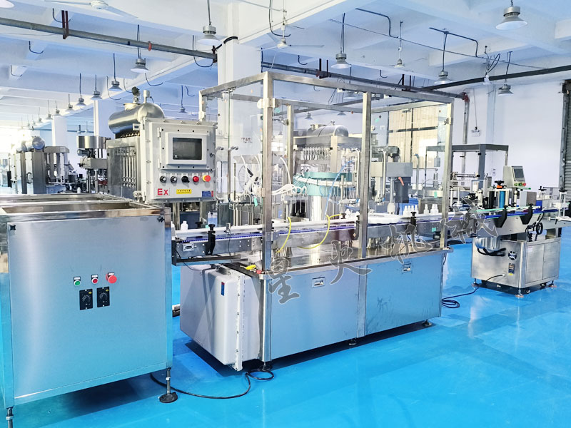 口服液自动灌装旋盖一体机