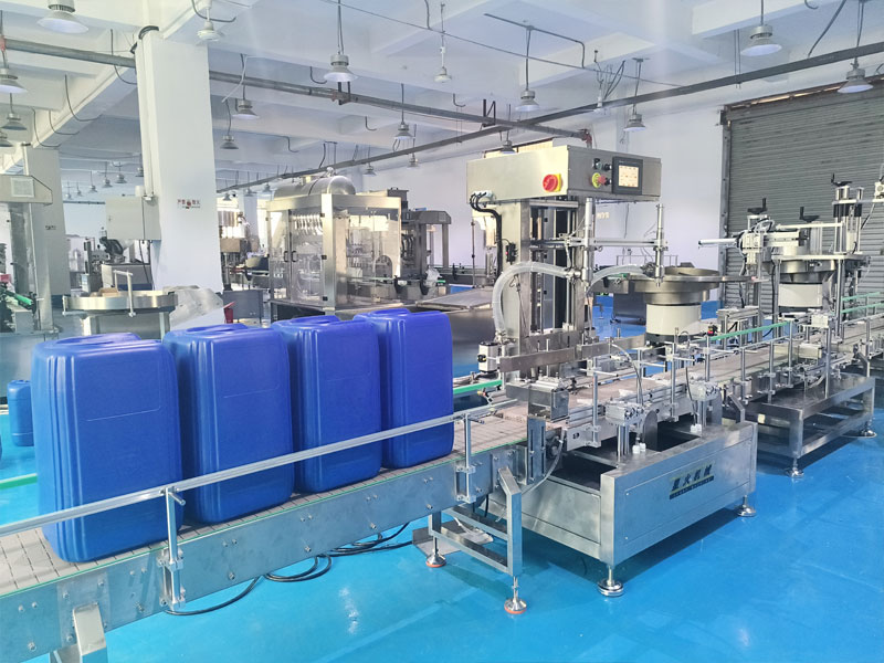 食品添加剂称重灌装机生产线细节部分