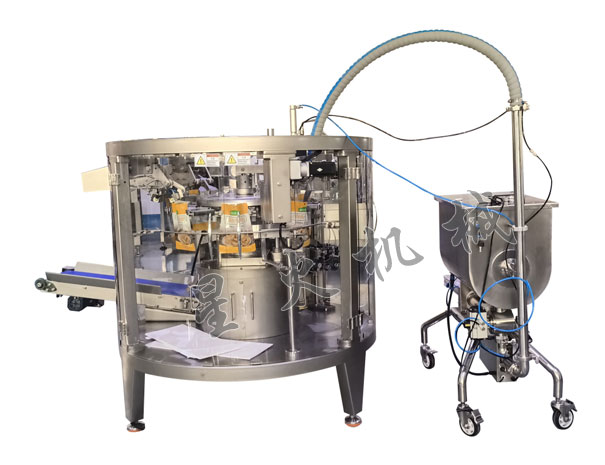 自动给袋式颗粒酱料食品包装机