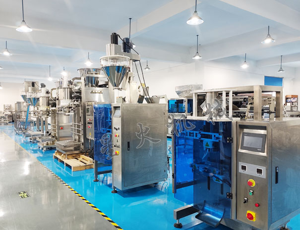 大袋粉剂自动食品包装机带上料机工厂实拍